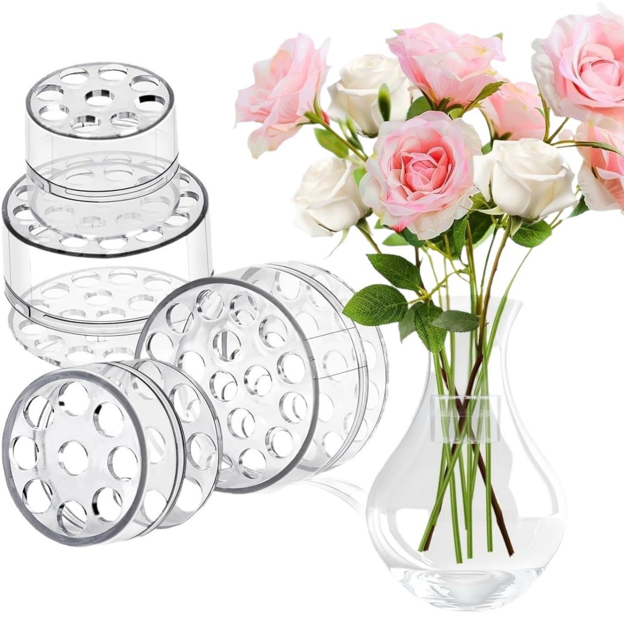 Florist Supply Vases - Suporte Espiral Ikebana para Hastes de