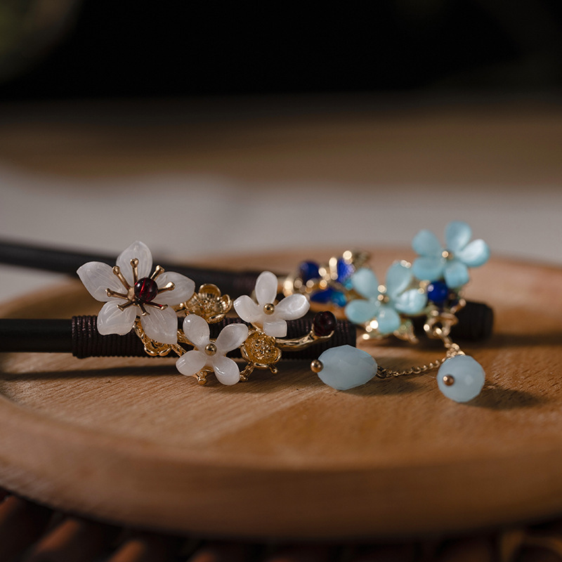 1pc de madeira hairpin headdre - Supply Florist avaliação e preço