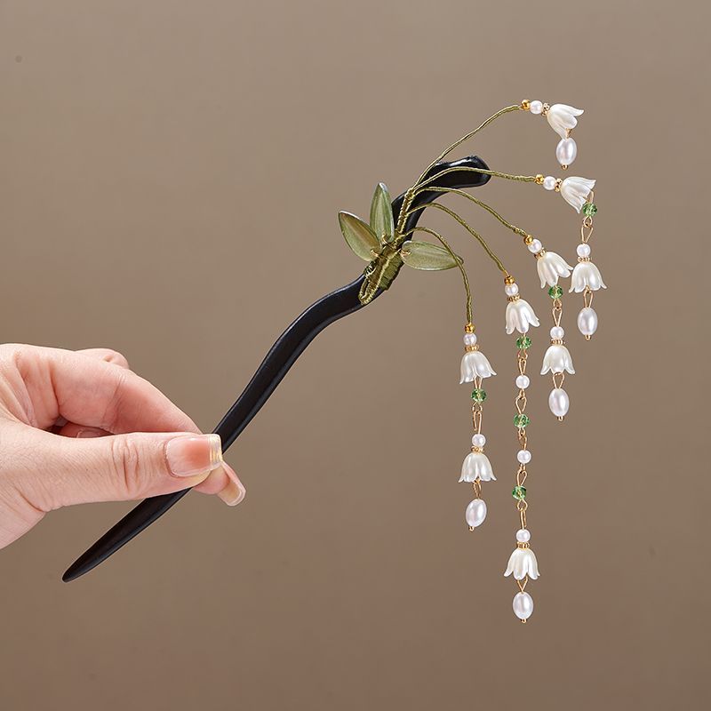 Grampo de Cabelo de Madeira Vi - Supply Florist avaliação e preço