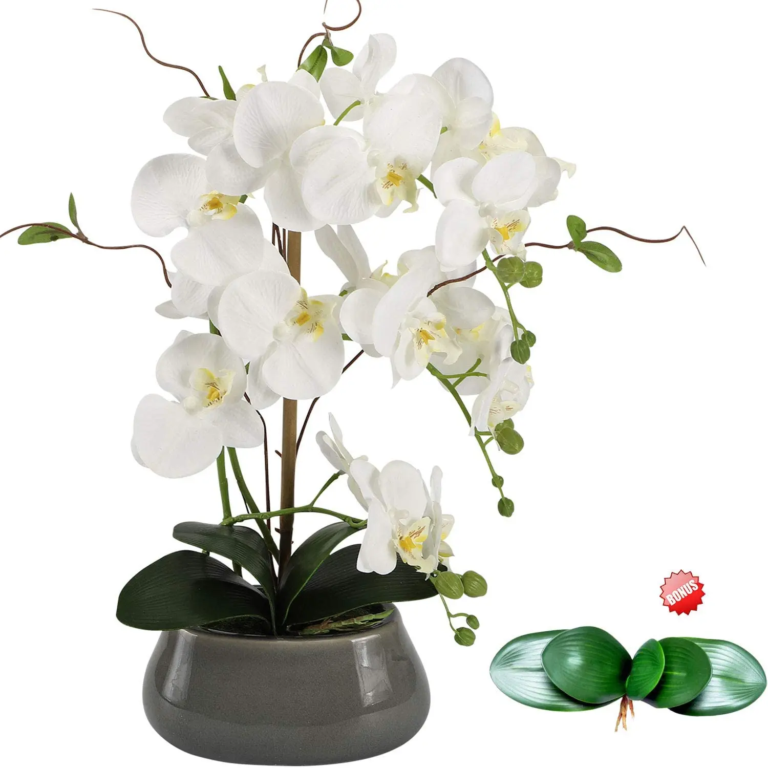 Orquídea Artificial Flores Cen - Florist Supply Vases avaliação e preço