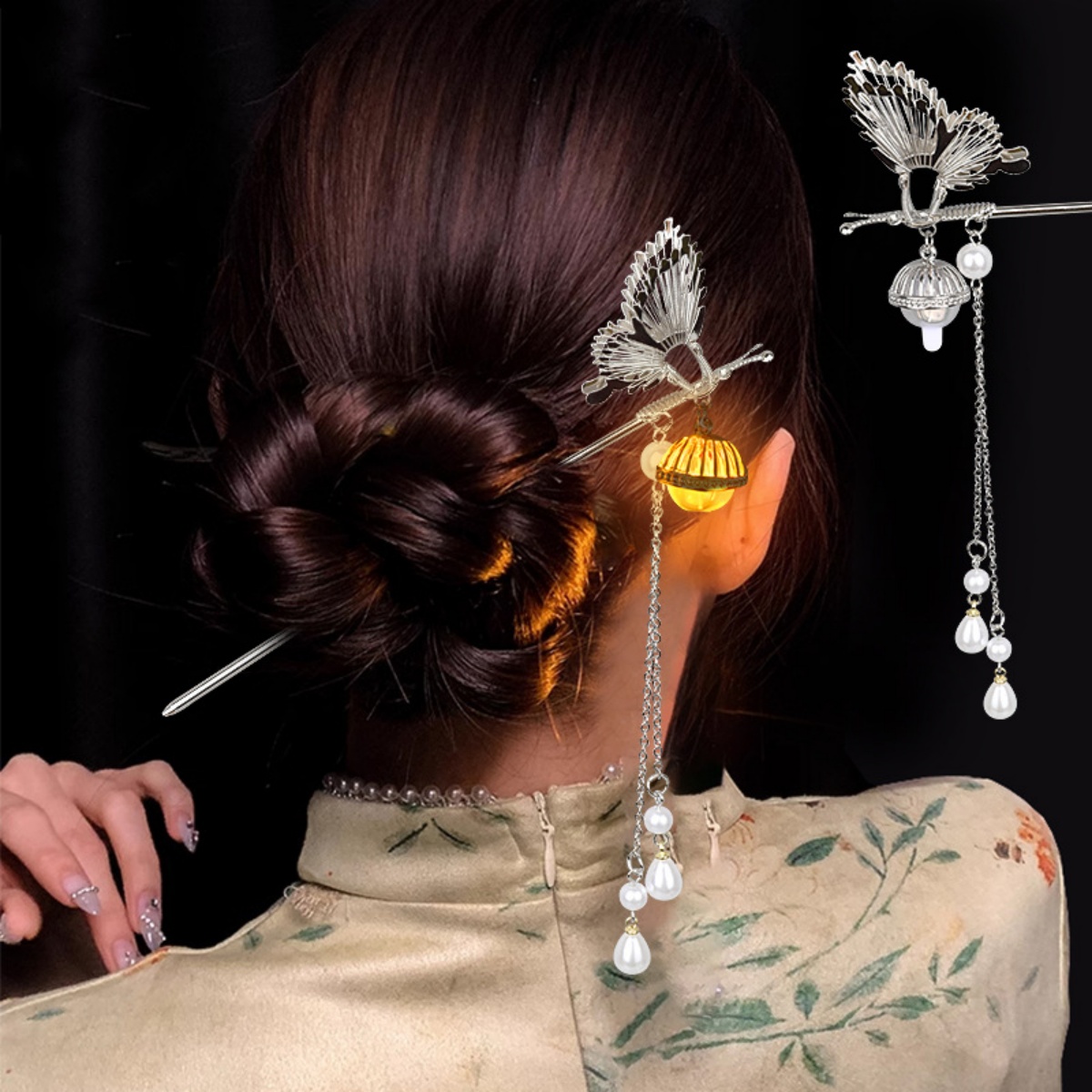 Flor luminosa hairpin para mul - Supply Florist avaliação e preço