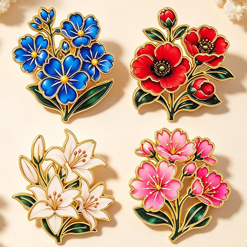 Broche Esmaltado Vintage Fofo  - Supply Florist avaliação e preço