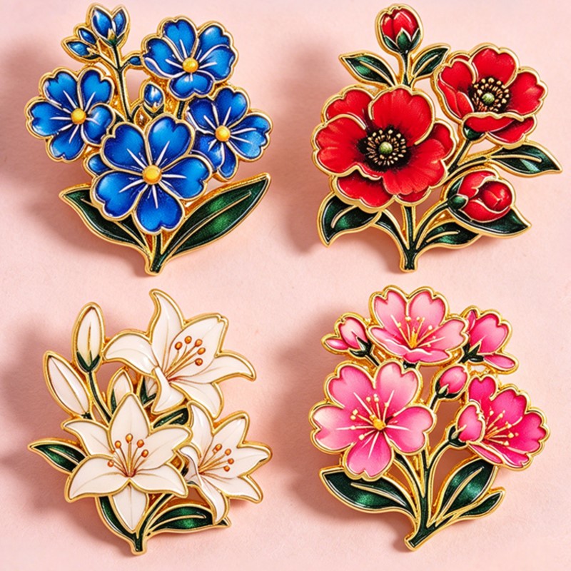 Broche Esmaltado Vintage Fofo  - Supply Florist avaliação e preço