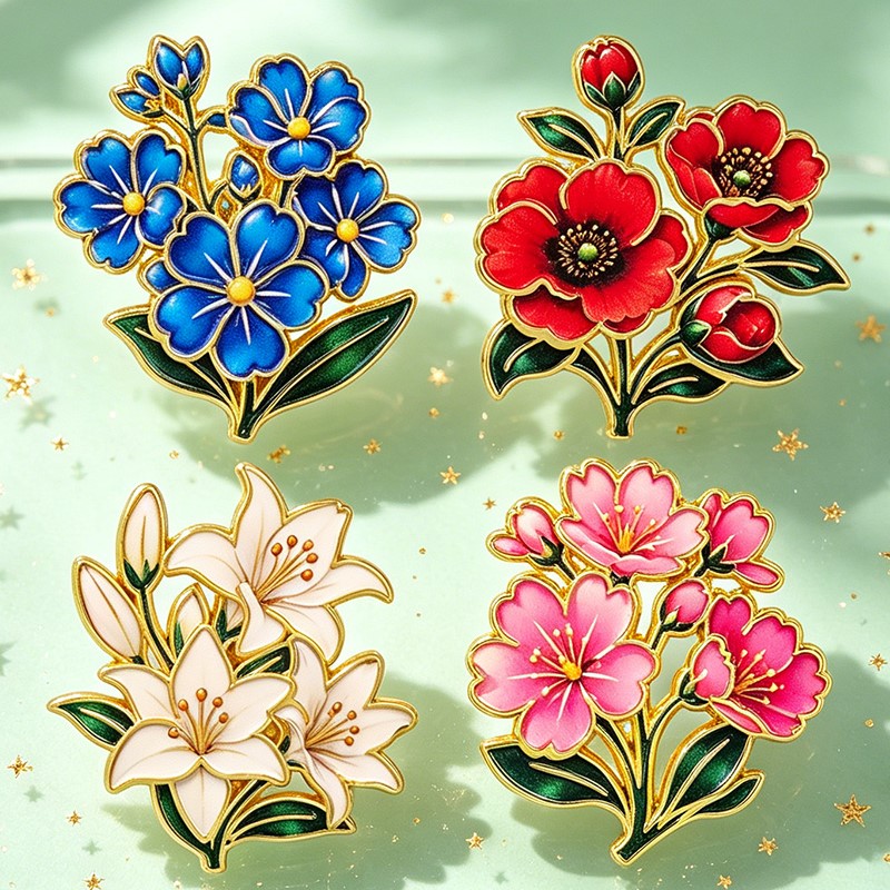 Broche Esmaltado Vintage Fofo  - Supply Florist avaliação e preço